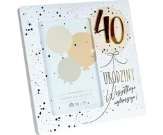 Nuotraukų rėmelis Langelis KUKARTKA Box Moments RM-054 Gimtadienis 40