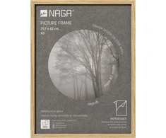 Nuotraukų rėmelis Ramka NAGA Picture frame, 29,7x42 cm, oak wood Picture frame, 29,7x42 cm, oak wood (17056)