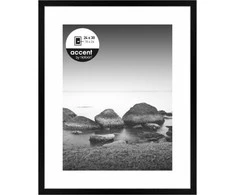 Nuotraukų rėmelis Nielsen Design Nielsen Aura juoda 24x30 Mediena įsk. Passepartout 1122000