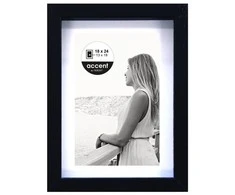 Nuotraukų rėmelis Nielsen Design Nielsen Aura juoda 18x24 Mediena su įsk. Passepartout 1134000
