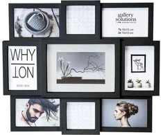 Nuotraukų rėmelis „Nielsen Design“ „Nielsen Why Not Collage“ Juodas dervos galerija 8999334