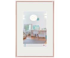 Nuotraukų rėmelis Rėmelis Walther New Lifestyle 21x29,7 rausvo aukso, plastikinis rėmelis DIN A4 (KV130Y)