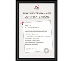 Nuotraukų rėmelis Walther Trendstyle 21x29,7 Dervos juoda DIN A4 KP130B