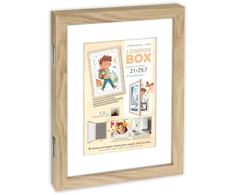 Nuotraukų rėmelis Ramka ZEP London Box Natural* MRN82 Ramka drewniana o wymiarach 14x21,5cm