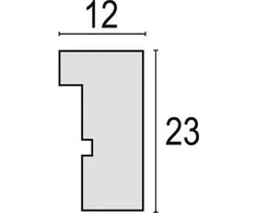 Nuotraukų rėmelis Ramka ZEP Malmo 9x13/13x18 Medis su passepartu V4557N