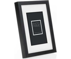 Nuotraukų rėmelis Ramka ZEP ZEP Malmo juodas 20x30/30x40 Holz mit Passepartout V4534B
