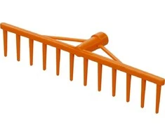 Ramp ORANŽINĖ PLASTIKINĖ ĖNO GRĖBĖLIS