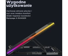 Rampage X-RANGER 9-17" RGB regulowana