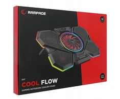 Rampage Coolflow 9-17" RGB aušinimo kilimėlis, juodas