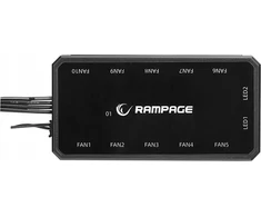 ARGB ventiliatoriaus komplektas Rampage COOLWIND F3. 3x12 cm. 1200 RPM su ventiliatorių valdikliu
