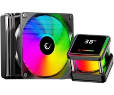 CPU aušintuvas RAMPAGE INFINITE V120 Juodas ARGB Intel LGA1700/AMD AM5 120mm liquid cooler CPU Fan