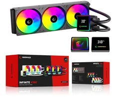 CPU AUŠINTUVAS RAMPAGE INFINITE V360 Juodas ARGB LGA1700/1851/AM5 360mm Liquid Cooler
