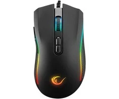 Pelė Rampage SMX-R44V2 12800 DPI RGB LED 1kHz HUANO Makro juoda