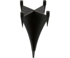 Ranex žemės vietoje Torino saulės lėmė 13,2 x 12 cm nerūdijančio plieno sidabro
