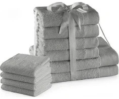Rankšluostis AmeliaHome Rankšluosčių rinkinys 2 × 70 × 140 cm, 4 × 50 × 100 cm, 4 × 30 × 50 cm AH AMARI SIL