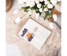 Baby Matex Antklodė-vystykla su MUSLIN DESIGN raštu 80x120