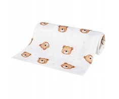 Rankšluostis Babyboom BOCIOLAND PIELUCHA BAMBUSOWA 75x75 TEDDY BEAR 5904501652056