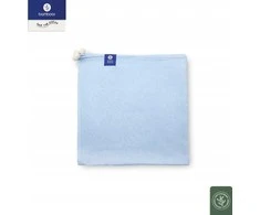 Rankšluostis BAMBUKO/DUMBLIŲ SUSKEKLĖS SU BURUBULĖLIAIS 75X75 MĖLYNA SAVE THE OCEAN GAT 1