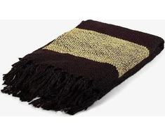 bercato Koc GOLD - 130x170cm - Akryl - juoda - auksinė