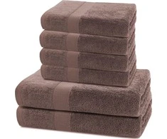 DecoKing Rankšluosčių rinkinys, 100% medvilnė, 70x140 cm (2 vnt.), 50x100 cm (4 vnt.)
