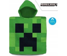 Kids Euroswan - Akcesoria licencyjne Kids Euroswan Ręcznik ponczo 60x120cm bawełniany Minecraft MNC-438P Kids Euroswan