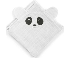 Rankšluostis Nuuroo nuuroo - 2 pieluszki PANDA Baltas 70 x 70 cm