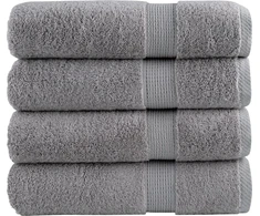 Rankšluostis Aukščiausios kokybės rankšluosčiai SOLUND, 4 vnt., pilki, 50 x 100 cm, 600 g/m²