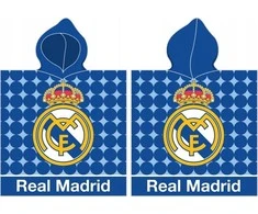 Univex Bis Real Madrid pončo rankšluostis su gobtuvu 55 x 110 cm