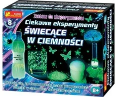 Ranok Įdomūs eksperimentai spindi tamsoje