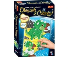 Ranok Rytas *****Blizgučių paveikslas Dinozauras Triceraptos 52789
