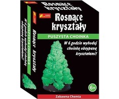 Ranok Augantys kristalai. Pūkuota žalia Kalėdų eglutė