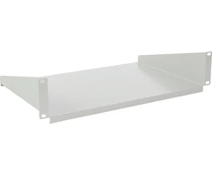 Pulsar RAPD2-G 2U universali priekinė lentyna, 440×300 19” RACK spintelėms, pilka