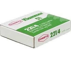 Rapid 11775411, Segtukų paketas, 21/4, 7 mm, Žymėjimas, 2000 segtukų, Nerūdijantis plienas