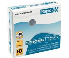 Rapid Strong Staples 1M 1000 vnt 23 / 17 į 140 puslapių (10K257H)