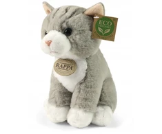 Rappa Eco-Friendly Pliušinis žaislas - pilkas katinas, 23 cm