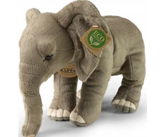 Pliušinis žaislas „Rappa“ – realistiškas afrikinis dramblys, 28 cm, ekologiškas