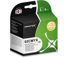 Rak Asarto Ink Asarto - HP 62CMYX ® 124; C2P07AE ® 124; 18ml ® 124; spalva