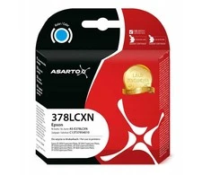 Rašalas Asarto, skirtas „Epson 378XL“ | C13T37954010 | 830 puslapių | šviesiai žydras