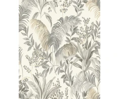 Rasch Wallpaper vinyl 481945 pilka