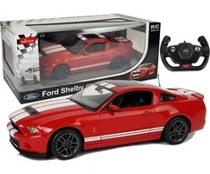 Nuotoliniu būdu valdomas Ford Shelby Rastar automobilis 1:14, raudonas
