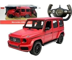 Raudonas Mercedes G63 nuotolinio valdymo automobilis
