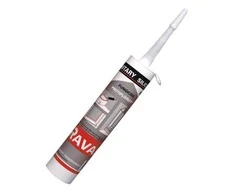 Silikoninis glaistas Ravak Professional, baltas 310ml
