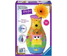 Owls - 216pcs. 3D Puzzle Vase - RAVENSBURGER dėlionė