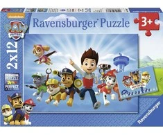 Ravensburger Dėlionė 2x12 vnt. - Šunyčiai patruliai (PAW Patrol)