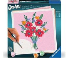 Ravensburger CreArt: aguonų puokštė