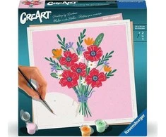 Ravensburger CreArt: aguonų puokštė