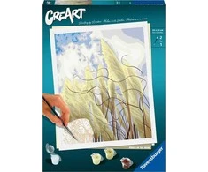 Piešimo pagal skaičius rinkinys CreArt Ravensburger 23611 Grass in the Wind