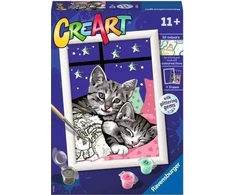Ravensburger CreArt vaikams: Saldūs kačiukai