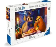 Ravensburger Dėlionė 1000 vnt. - Dama ir valkata