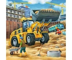 Ravensburger Dėlionė 3x49 vnt. - Didelės statybinės mašinos